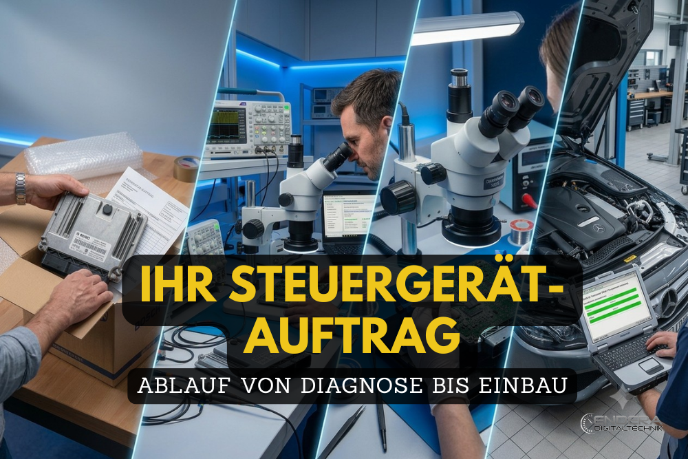 Ihr Steuergerät-Auftrag: So läuft die Reparatur bei Endera Digitaltechnik ab
